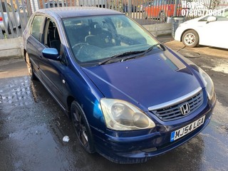 Location:  Hayes - 2004 HONDA CIVIC SE AUTO 5 Door Hatchback REG: MJ54LGA, Keys: No, MOT Expiry date: 04/06/2025, 1590 Petrol, 4 Speed Auto Petrol, Former Keepers: 8