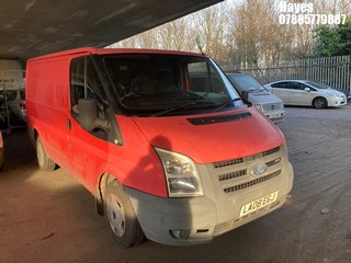 Location:  Hayes - 2008 FORD TRANSIT 85 T260S FWD Panel Van  REG: LA08EGJ, Keys: No, MOT Expiry date: 15/11/2025, 2198cc Diesel , 5 Speed Manual Diesel , Former Keepers: 6
