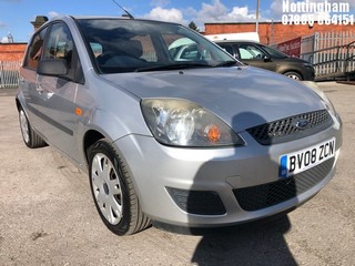Location: Nottingham - 2008 FORD FIESTA STYLE CLIMATE 5 DOOR HATCHABCK REG: BV08ZCN, 1242cc PETROL, 5 SPEED MANUAL PETROL, Former Keepers: 2, Keys: Yes, MOT Expiry date: 06/03/2025