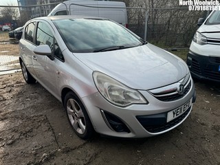 Location: North Woolwich - 2011 VAUXHALL CORSA SXI 5 Door Hatchback REG: YE11EFD, Keys: No, MOT Expiry date: 27/11/2025, 1229 Petrol, 5 Speed Manual Petrol, Former Keepers: 9