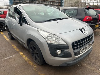 Location: North Woolwich - 2009 PEUGEOT 3008 SPORT 120 5 Door Hatchback REG: KM59URW, Keys: No, MOT Expiry date: 12/04/2025, 1598 Petrol, 5 Speed Manual Petrol, Former Keepers: 9