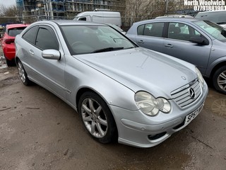 Location: North Woolwich - 2007 MERCEDES C180 KOMPRESSOR SE AUTO Coupe REG: SP57NMY, Keys: No, MOT Expiry date: 07/03/2025, 1796 Petrol, 5 Speed Auto Petrol, Former Keepers: 10