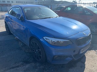 Location: BELVEDERE - 2015 BMW 220D M SPORT AUTO COUPE REG: AK65UZM, 1995cc DIESEL, 8 SPEED AUTO DIESEL, Former Keepers: 3, Keys: No, MOT: Expiry date21/01/2026