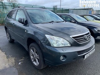 Location: BELVEDERE - 2006 LEXUS RX400 H SE CVT ESTATE REG: OE06SXV, 3311cc HYBRID ELECTRIC, VARIABLE 1 SPEED AUTO PETROL/E, Former Keepers: 4, Keys: No, MOT: Expiry date27.10.2025