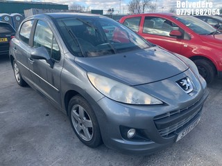 Location: BELVEDERE - 2011 PEUGEOT 207 SPORTIUM 5 DOOR HATCHBACK REG: ST11FAK , 1360cc PETROL, 5 SPEED MANUAL PETROL, Former Keepers: 4, Keys: No, MOT: Expiry date15/05/2025