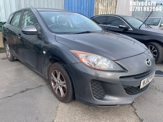 Location: BELVEDERE - 2012 MAZDA 3 TS 5 DOOR HATCHBACK REG: WJ12MVA, 1598cc PETROL, 5 SPEED MANUAL PETROL, Former Keepers: 3, Keys: No, MOT: Expiry date05/09/2025