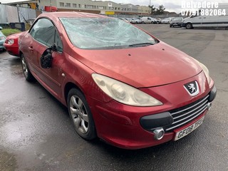 Location: BELVEDERE - 2008 PEUGEOT 307 CC S SEMI-AUTO CONVERTIBLE REG: GF08TFU, 1997cc PETROL, 4 SPEED SEMI AUTO PETROL, Former Keepers: 5, Keys: No, MOT: Expiry date04/06/2024