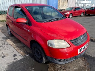 Location: Belvedere - 2010 VOLKSWAGEN URBAN FOX 75 3 Door Hatchback REG: WG59YHZ, Keys: No, MOT Expiry date: 12/02/2025, 1390 Petrol, 5 Speed Manual Petrol, Former Keepers: 3