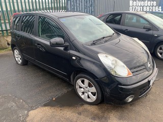Location: Belvedere - 2008 NISSAN NOTE TEKNA AUTO MPV REG: CK08DBY, Keys: No, MOT Expiry date: 22/06/2025, 1598 Petrol, 4 Speed Auto Petrol, Former Keepers: 7