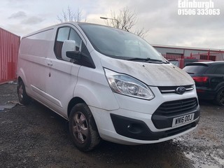Location: Edinburgh - 2016 FORD TRANSIT CUSTOM 290 LTD E- Panel Van REG: WN16OOJ, Keys: No, MOT Expiry date: 15/06/2024, 2198 Diesel, 6 Speed Manual Diesel, Former Keepers: 3
