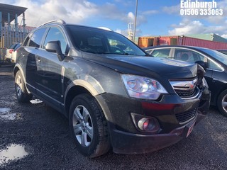 Location: Edinburgh - 2014 VAUXHALL ANTARA DIAMOND CDTI S/S 5 Door Hatchback REG: SY14RZE, Keys: No, MOT Expiry date: 05/12/2025, 2231 Diesel, 6 Speed Manual Diesel, Former Keepers: 4