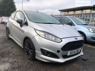 Location: Edinburgh - 2014 FORD FIESTA ZETEC S TDCI 3 Door Hatchback REG: SG14DWF, Keys: No, MOT Expiry date: 21/11/2023, 1560 Diesel, 5 Speed Manual Diesel, Former Keepers: 6