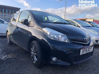 Location: Edinburgh - 2014 TOYOTA YARIS ICON + VVT-I 5 Door Hatchback REG: SF14DCT, Keys: No, MOT Expiry date: 31/08/2024, 1329 Petrol, 6 Speed Manual Petrol, Former Keepers: 3