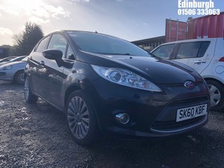 Location: Edinburgh - 2010 FORD FIESTA TITANIUM 95 5 Door Hatchback REG: SK60KBF, Keys: No, MOT Expiry date: 29/05/2025, 1388 Petrol, 5 Speed Manual Petrol, Former Keepers: 5