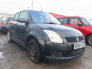 Location: Edinburgh - 2009 SUZUKI SWIFT GL 5DR 5 Door Hatchback REG: MV09FCO, Keys: No, MOT Expiry date: 13/07/2025, 1328 Petrol, 5 Speed Manual Petrol, Former Keepers: 5