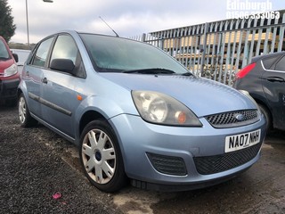 Location: Edinburgh - 2007 FORD FIESTA STYLE CLIMATE 5 Door Hatchback REG: NA07NHH, Keys: No, MOT Expiry date: 29/05/2025, 1242 Petrol, 5 Speed Manual Petrol, Former Keepers: 3