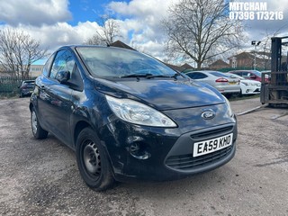 Location: MITCHAM - 2009 FORD KA STYLE  3 DOOR HATCHBACK REG: EA59KHO, 1242cc PETROL, 5 SPEED MANUAL PETROL, Former Keepers: 8, Keys: No, MOT: Expiry date02/10/2025