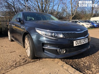 Location: MITCHAM - 2016 KIA OPTIMA 3 CRDI ISG S-A 4 DOOR SALOON REG: OU16CPZ, 1685cc DIESEL, 7 SPEED S-AUTO DIESEL, Former Keepers: 2, Keys: No, MOT: Expiry date21/04/2025