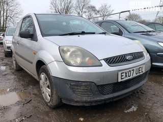 Location: Mitcham - 2007 FORD FIESTA TDCI Car Derived Van REG: EX07UEL, Keys: No, MOT Expiry date: 23/05/2025, 1399 Diesel, 5 Speed Manual Diesel, Former Keepers: 6