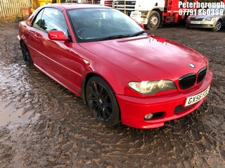Location: Peterborough - 2006 BMW 318CI M SPORT AUTO Convertible REG: GX56FDC, Keys: No, MOT Expiry date: 04/08/2025, 1995 Petrol, 5 Speed Auto Petrol, Former Keepers: 4