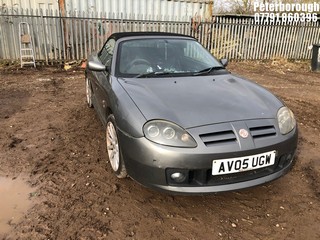 Location: Peterborough - 2005 MG TF 135 Sports REG: AV05UGW, Keys: No, MOT Expiry date: 31/01/2024, 1796 Petrol, 5 Speed Manual Petrol, Former Keepers: 9