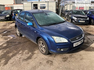 Location: Brentwood - 2007 FORD FOCUS GHIA 115 5 Door Hatchback REG: EA07FNE, Keys: No, MOT Expiry date: 02/04/2025, 1596 Petrol, 5 Speed Manual Petrol, Former Keepers: 4