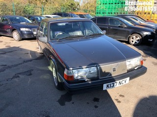 Location: Brentwood - 1992 VOLVO 940 S AUTO 4 Door Saloon REG: K137NCV, Keys: No, MOT Expiry date: 02/01/2026, 1986 Petrol, 4 Speed Auto Petrol, Former Keepers: 9