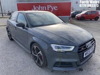 Location: South Wales - 2020 AUDI S3 BLACK ED TFSI QUATTRO 5 DOOR HATCHBACK REG: WR20YDG, 1984CC PETROL, 6 SPEED SEMI AUTO PETROL, Former Keepers: 2, Keys: Yes, MOT Expiry date: 25/06/2023