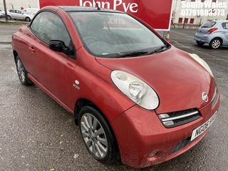 Location: South Wales - 2006 NISSAN MICRA SPORT C+C Convertible REG: NG06HVO, Keys: No, MOT Expiry date: 25/03/2024, 1598 Petrol, 5 Speed Manual Petrol, Former Keepers: 5