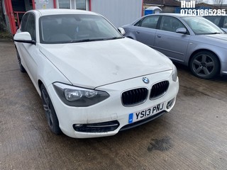 Location: Hull - 2013 BMW 116D SPORT 5 Door Hatchback REG: YS13PNJ, Keys: No, MOT Expiry date: 21/03/2025, 1995 Diesel, 6 Speed Manual Diesel, Former Keepers: 4