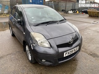 Location: Hull - 2009 TOYOTA YARIS SR VVT-I 5 Door Hatchback REG: PX09VLE, Keys: No, MOT Expiry date: 03/04/2025, 1329 Petrol, 6 Speed Manual Petrol, Former Keepers: 8