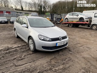 Location: Leeds - 2010 VOLKSWAGEN GOLF S TDI 90 ESTATE REG: LK10MDE, 1598cc DIESEL, 5 SPEED MANUAL DIESEL, Former Keepers: 3, Keys: No, MOT Expiry date: 07-06-2025