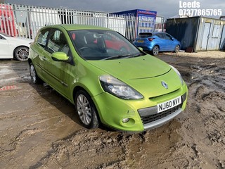 Location: Leeds - 2010 RENAULT CLIO DYNAMIQUE TOMTOM 16V 3 Door Hatchback REG: NJ60NVV, Keys: No, MOT Expiry date: 21-11-2022, 1149 Petrol, 5 Speed Manual Petrol, Former Keepers: 6