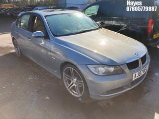 Location: HAYES / HEATHROW - 2007 BMW 320I SE AUTO 	 4 DOOR SALOON REG: AJ07WFC, 1995cc PETROL, 6 SPEED AUTO PETROL, Former Keepers: 13, Keys: No, MOT: Expiry date21/11/2025