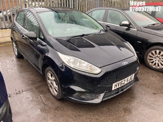 Location:  Hayes - 2012 FORD FIESTA ZETEC 5 Door Hatchback REG: HV62VJG, Keys: No, MOT Expiry date: 02/10/2025, 1242 Petrol, 5 Speed Manual Petrol, Former Keepers: 5