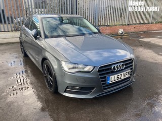 Location:  Hayes - 2012 AUDI A3 SPORT TFSI 3 Door Hatchback REG: LL62VFN, Keys: No, MOT Expiry date: 19/10/2024, 1395 Petrol, 6 Speed Manual Petrol, Former Keepers: 4