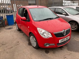 Location:  Hayes - 2010 VAUXHALL AGILA CLUB 5 Door Hatchback REG: AX10DAA, Keys: No, MOT Expiry date: 14/01/2025, 996 Petrol, 5 Speed Manual Petrol, Former Keepers: 3