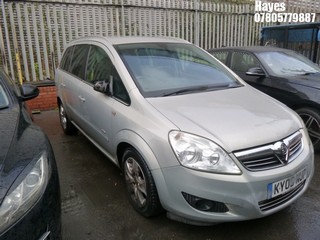 Location:  Hayes - 2009 VAUXHALL ZAFIRA DESIGN MPV REG: KY09NUP, Keys: No, MOT Expiry date: 26/12/2024, 1796 Petrol, 5 Speed Manual Petrol, Former Keepers: 4