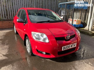 Location:  Hayes - 2008 TOYOTA AURIS TR VVT-I 5 Door Hatchback REG: BU08MTK, Keys: No, MOT Expiry date: 03/07/2025, 1598 Petrol, 5 Speed Manual Petrol, Former Keepers: 4