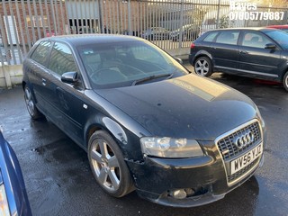 Location:  Hayes - 2006 AUDI A3 SE S LINE FSI A 3 Door Hatchback REG: WV56YJZ, Keys: No, MOT Expiry date: 03/10/2024, 1984 Petrol, 6 Speed Auto Petrol, Former Keepers: 7