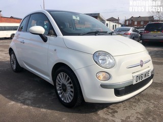 Location: Nottingham - 2012 FIAT 500 LOUNGE  3 DOOR HATCHBACK REG: OV61WXE, 1242cc PETROL, 5 SPEED MANUAL PETROL, Former Keepers: 3, Keys: Yes, MOT Expiry date: 12/03/2025
