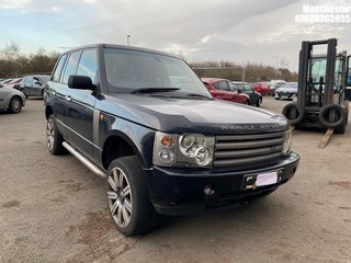 Location: Manchester - 2004 LAND ROVER RANGE ROVER VOGUE TD6 AUT Estate REG: PL04MBO, 2926 Diesel, 5 Speed Auto Diesel, Former Keepers: 7, Keys: No, MOT Expiry date: 16/05/2025