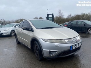 Location: Manchester - 2008 HONDA CIVIC SE I-DSI 5 Door Hatchback REG: GY08RFL, 1339 Petrol, 6 Speed Manual Petrol, Former Keepers: 12, Keys: No, MOT Expiry date: 02/11/2025