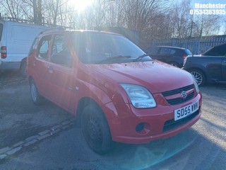 Location: Manchester - 2005 SUZUKI IGNIS GL 5 Door Hatchback REG: SD55WWN, 1328 Petrol, 5 Speed Manual Petrol, Former Keepers: 2, Keys: No, MOT Expiry date: 07/09/2025