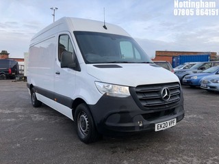 Location: Nottingham - 2020 MERCEDES-BENZ SPRINTER 314 CDI PANEL VAN REG: EK20VPF, 2143cc DIESEL, 6 SPEED MANUAL DIESEL, Former Keepers: 1, Keys: Yes, MOT Expiry date: 26/05/2025