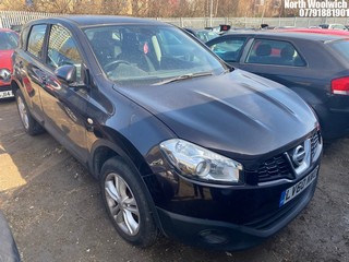 Location: North Woolwich - 2010 NISSAN QASHQAI ACENTA CVT 5 Door Hatchback REG: LV60NWO, Keys: No, MOT Expiry date: 20/11/2024, 1997 Petrol, Variable Speed Auto Petrol, Former Keepers: 3
