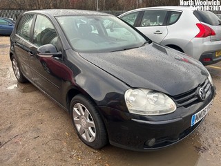Location: North Woolwich - 2006 VOLKSWAGEN GOLF SPORT FSI 5 Door Hatchback REG: MM06YXS, Keys: No, MOT Expiry date: 12/12/2025, 1984 Petrol, 6 Speed Manual Petrol, Former Keepers: 5