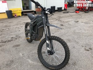Location: Nottingham -  TALARIA STING R ELECTRIC BIKE TL4000 1 REG: ELECTRIC BIKE 1, OFF ROAD BIKE. Keys: No,