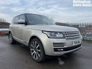 Location: Nottingham - 2014  LAND ROVER  RANGE ROVER VOGUE TDV6 AU Estate REG: FD14WWJ, 2993cc Diesel , 8 Speed Auto Diesel , Former Keepers: 1, Keys: Yes, MOT Expiry date: 06/10/2025