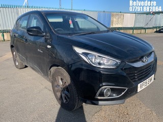 Location: BELVEDERE - 2015 HYUNDAI IX35 S BLUE DRIVE 	 ESTATE REG: VF15EWK, 1591cc PETROL, 6 SPEED MANUAL PETROL, Former Keepers: 4, Keys: No, MOT: Expiry date28.01.2026